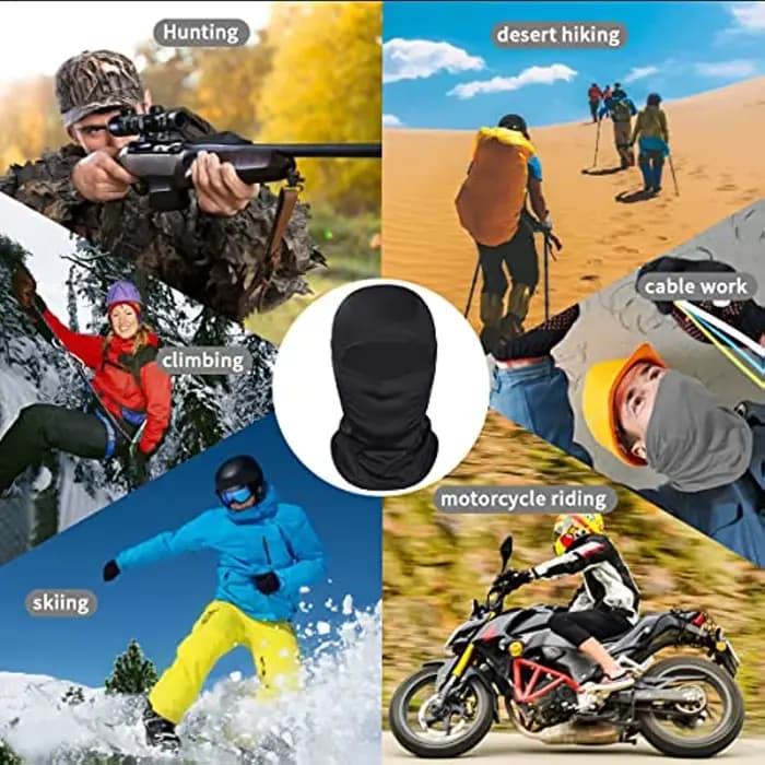 Cagoule masque facial