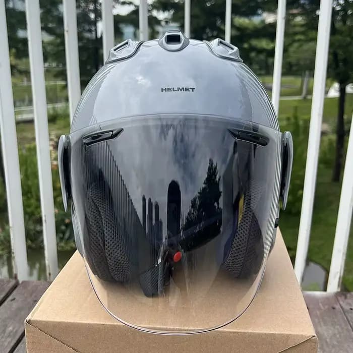 2025 VZ-RAM gris demi casque unisexe moto tout-terrain SZ-R VAS