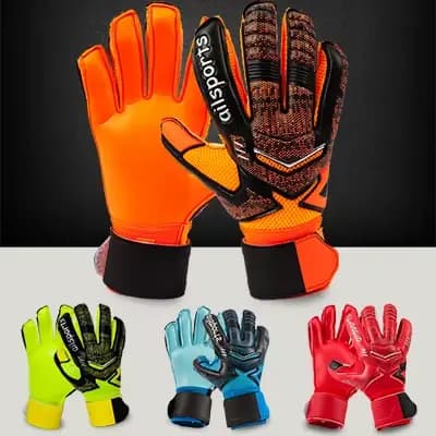 Gants de gardien de but avec protection des doigts pour enfants et adultes, gants de football, 4mm, latex optique, protection des doigts