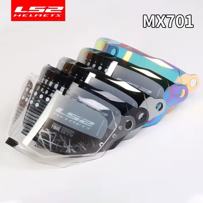 Visière de casque d'origine LS2 MX701 pour casques de moto tout-terrain LS2 EXPLORER
