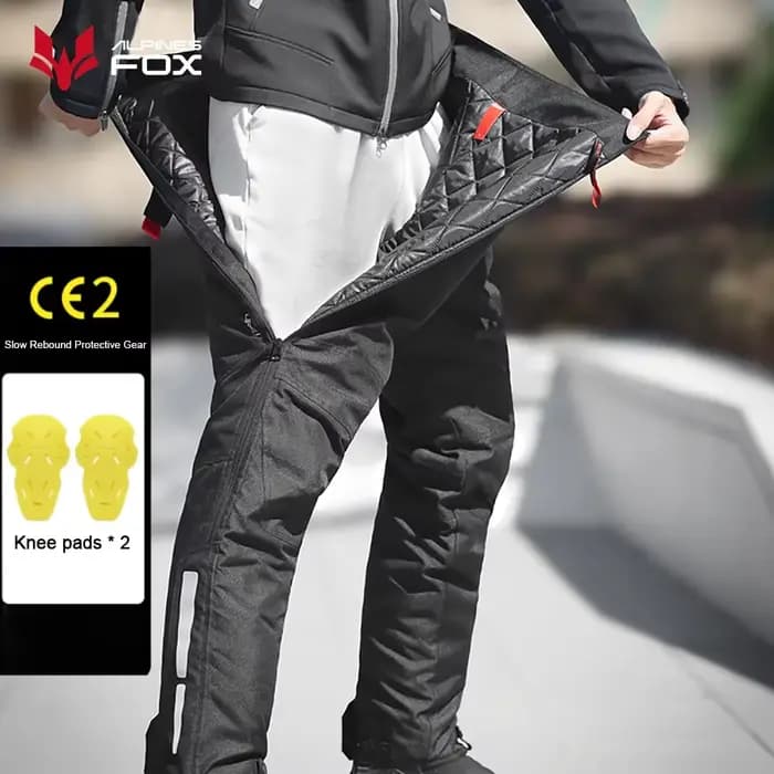 Pantalon de moto chaud d'hiver