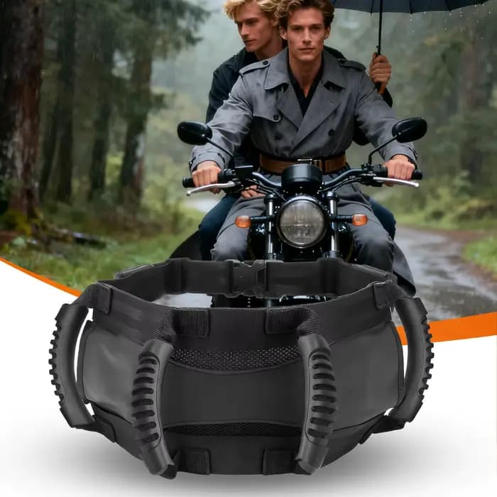 Poignée de siège arrière réglable pour moto