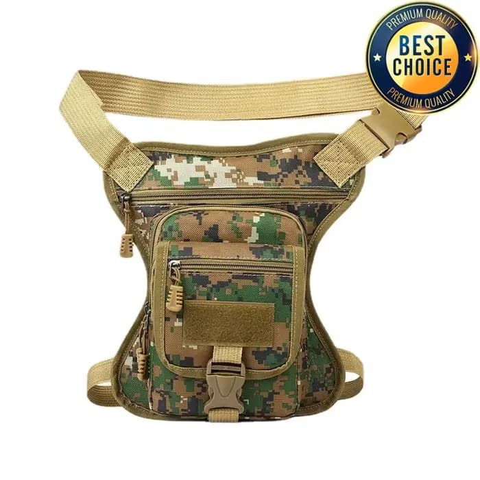 Nouveau sac de jambe de moto Camouflage sac de taille étanche en plein air multifonctionnel voyage randonnée Portable