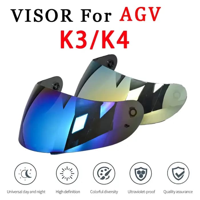 Casque de moto bouclier intégral visière lentille