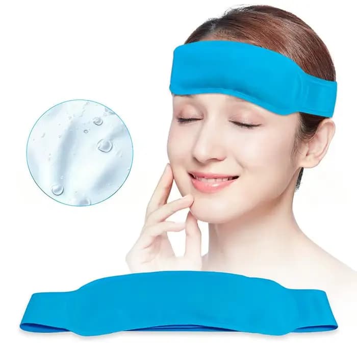 Bandeau de thérapie chaud-froid en gel – Bonnet rafraîchissant pour soulager les migraines et les maux de tête
