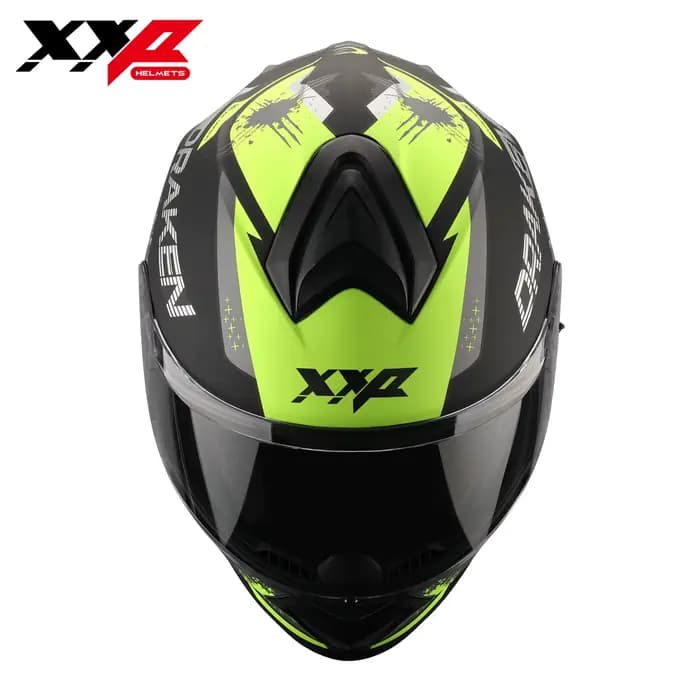 Casques de moto intégraux Xxp Draken S avec grand spoiler