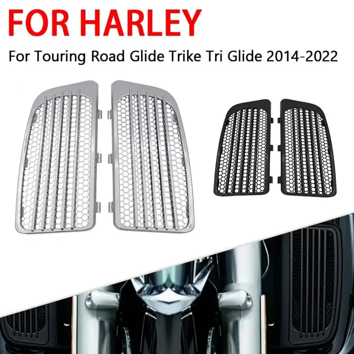Accessoires de moto, grille de radiateur