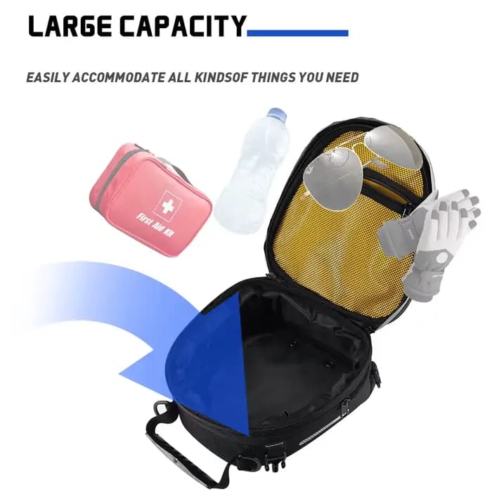 Sacoche de selle arrière pour moto 8L