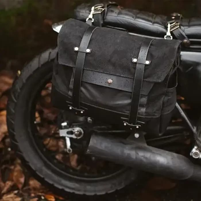 Sacoche de dégager étanche pour moto rétro