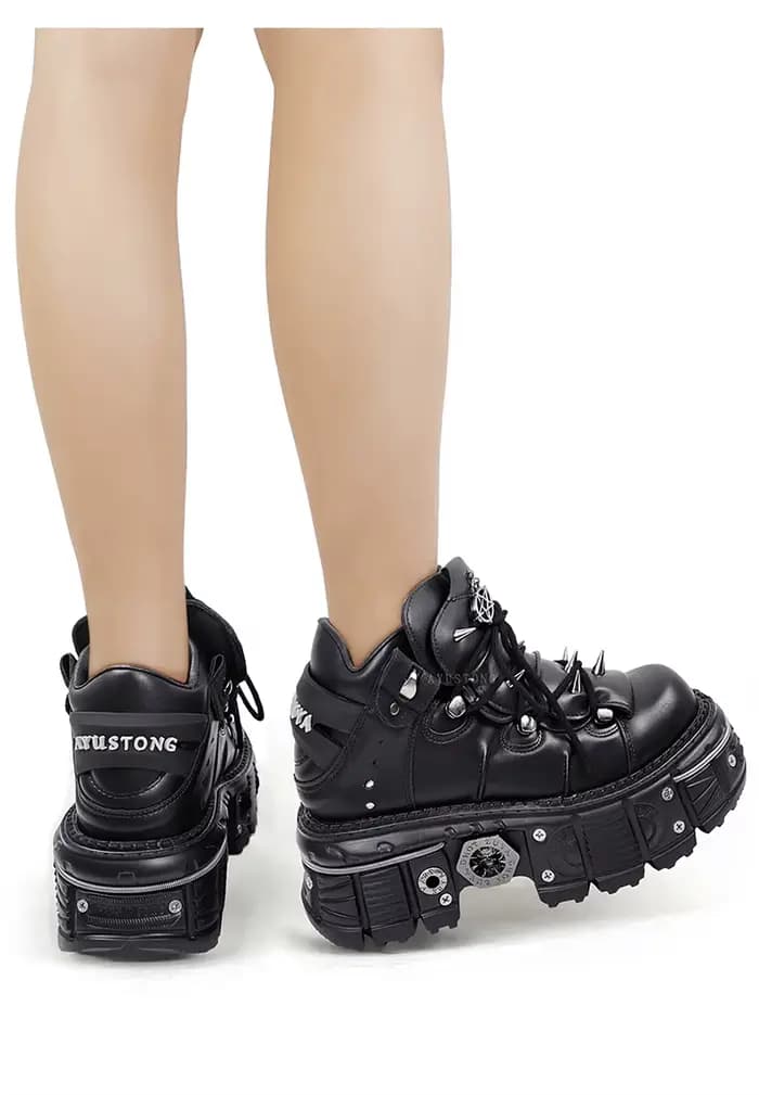 Bottines gothiques rock