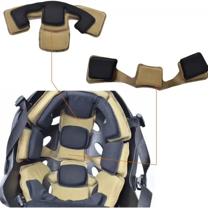 Doublure de casque tactique ARMATA en mousse à mémoire de forme