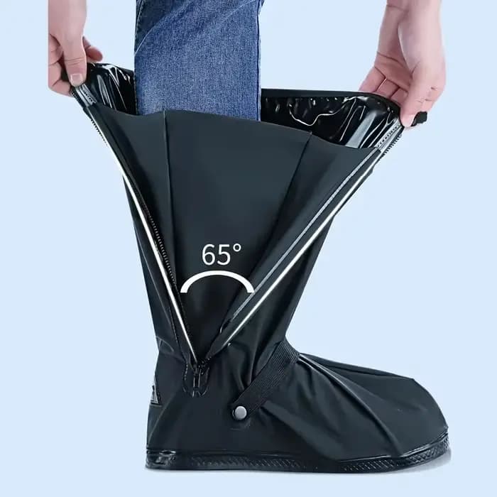 Couvre-chaussures de moto imperméables pour motard