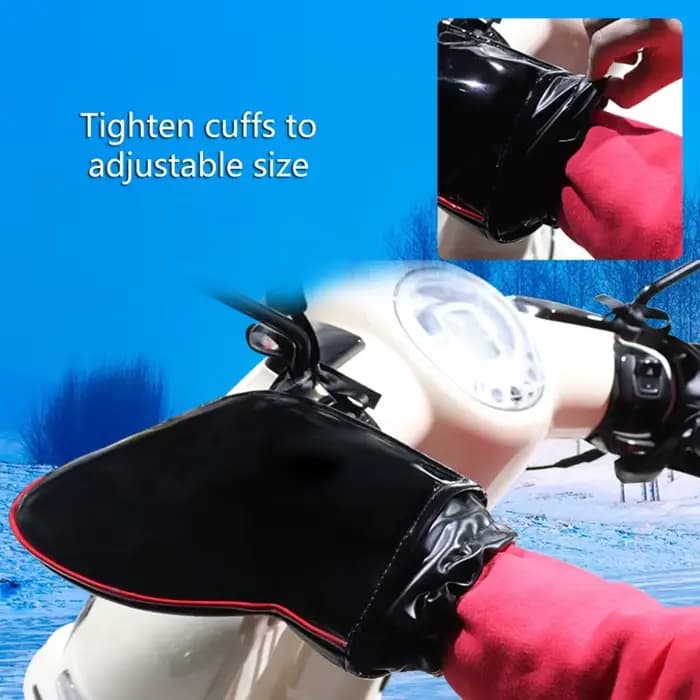 Hurcycles-Gants de guidon imperméables pour temps froid