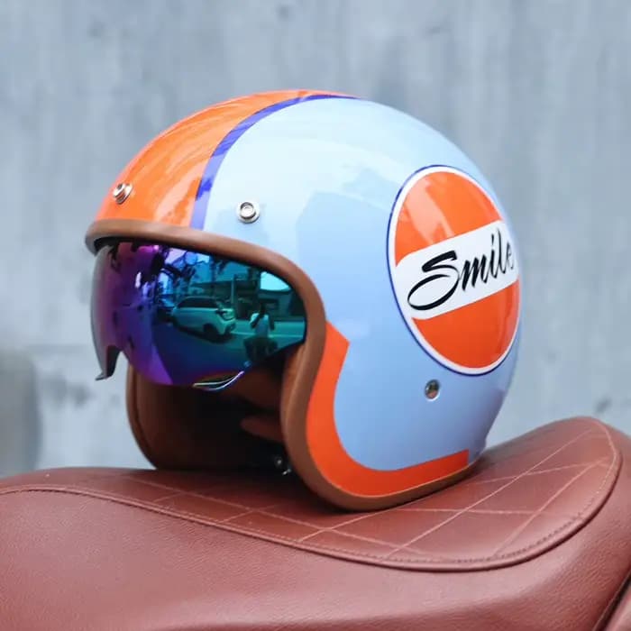 ORZ - Casque de moto rétro