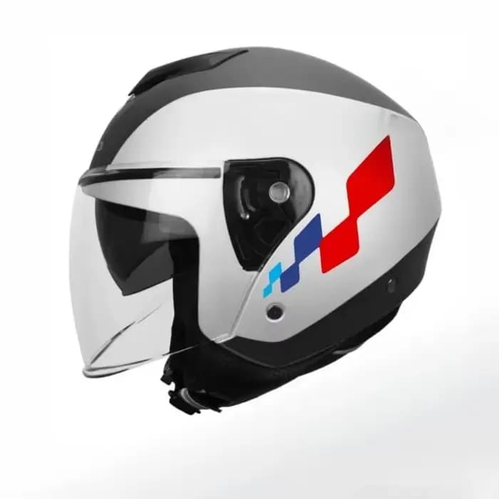 Autocollants géométriques créatifs pour casque de moto