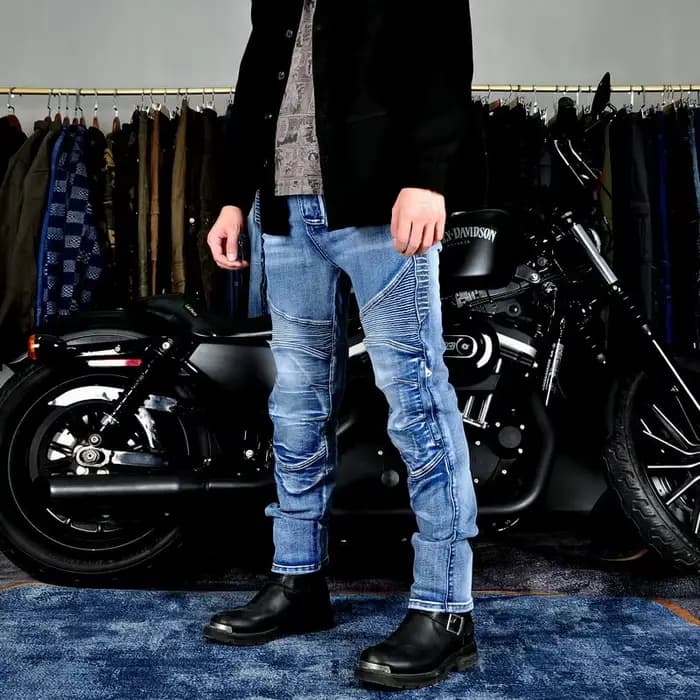Pantalon de moto en aramide pour homme