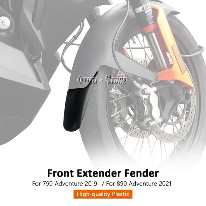 Extension de garde-boue avant pour moto