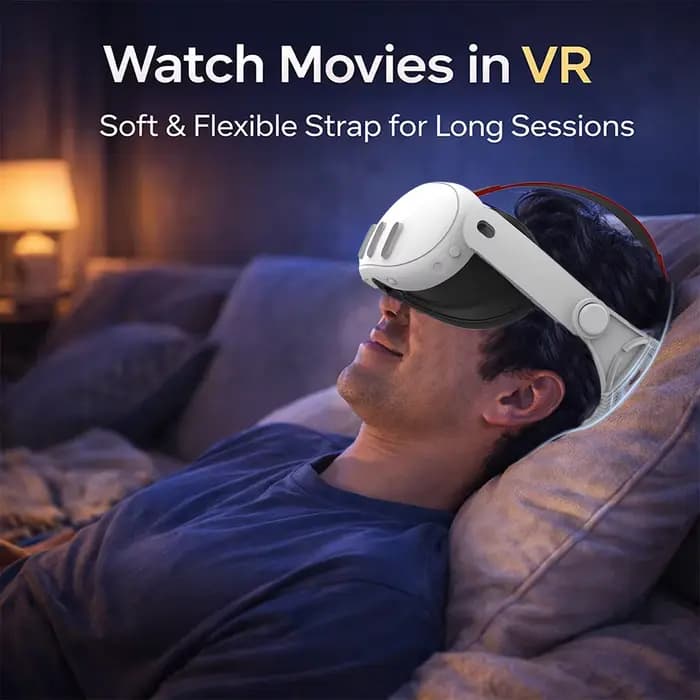 Sangle de tête réglable améliorée, ultra-légère et confortable pour les accessoires de casque VR Quest 3/Quest 3S