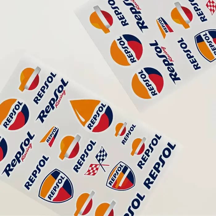 Bande réfléchissante REPSOL pour casque