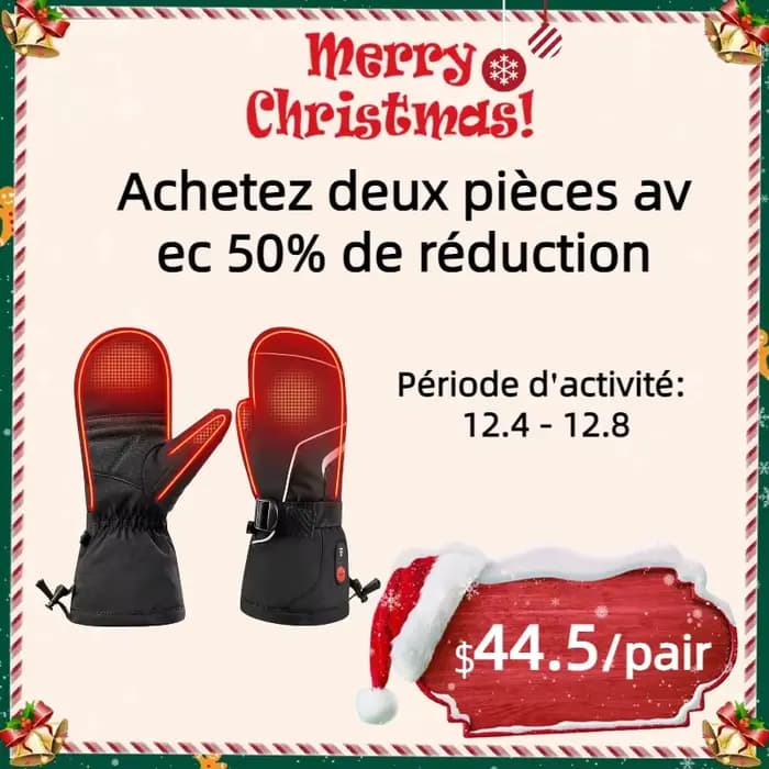 SNOW DEER-Gants thermiques imperméables pour hommes et femmes