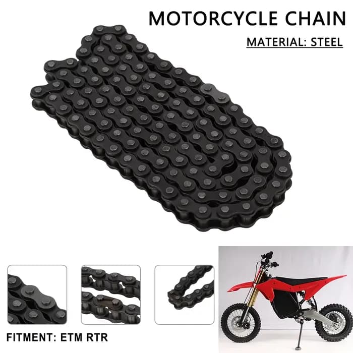 Pour ETM RTR ATV chaîne en acier accessoires de moto