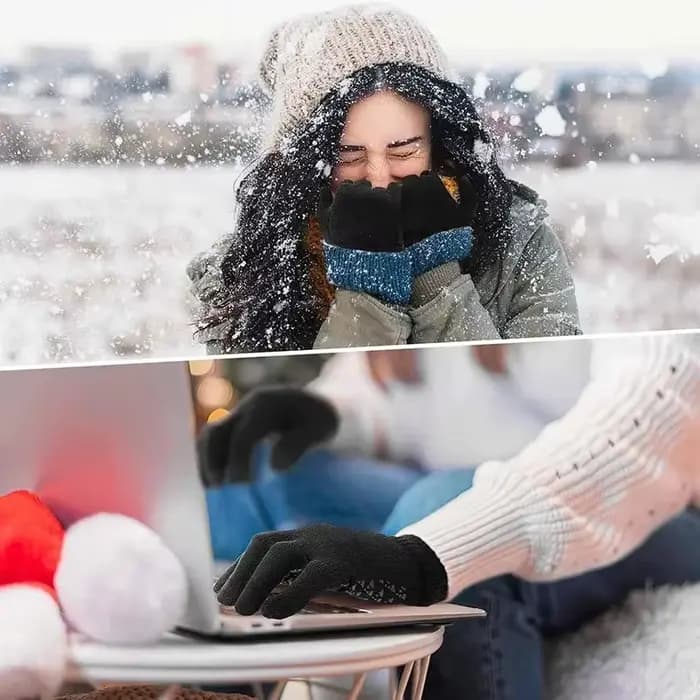 Gants chauffants électriques pour écran tactile