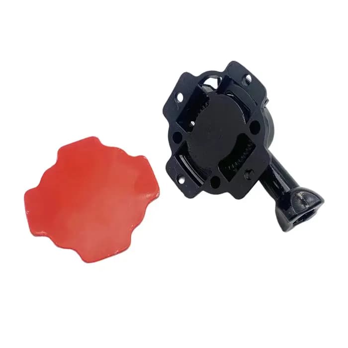 Support de casque rotatif à 360 degrés avec autocollant adhésif 3M pour Gopro Hero 10/9/8/7/6/5