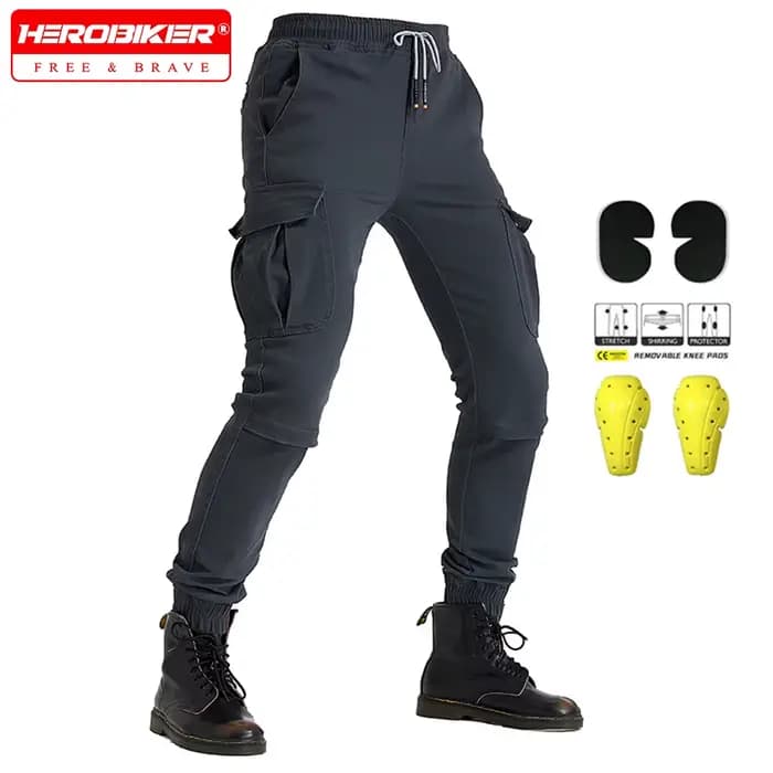Pantalon de moto cargo pour homme et femme