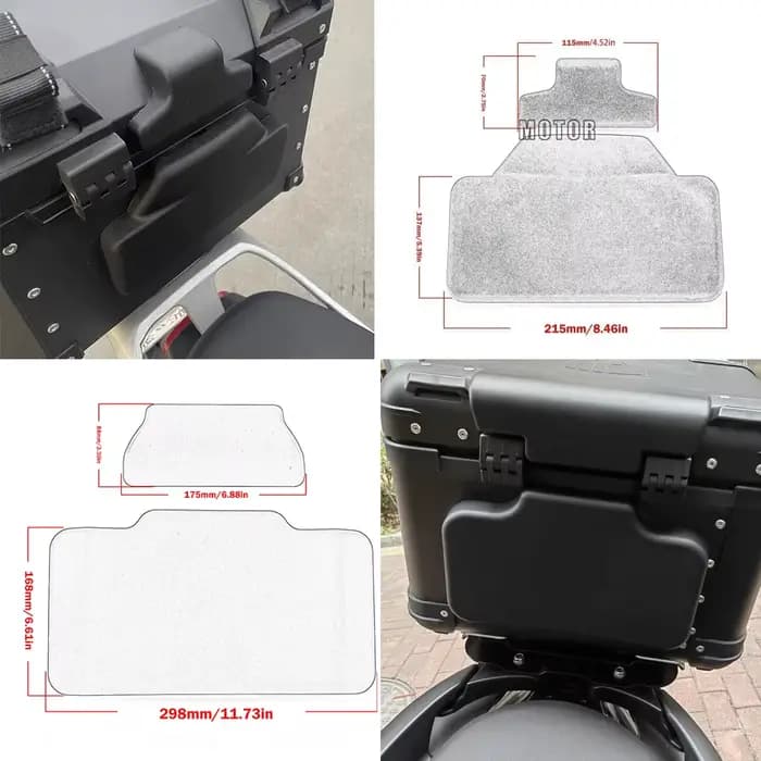 2023 2024 moto pour BMW R1250GS ADV R 1250 GS gsa R1250 2018-2021 2022 coque arrière boîte coussin dossier