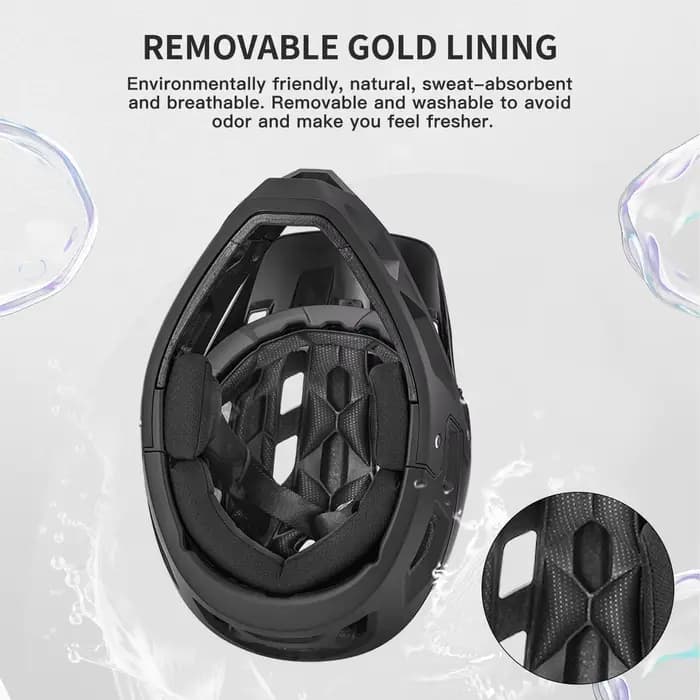 SEEKER VTT tout-terrain casque complet intégré formant course descente