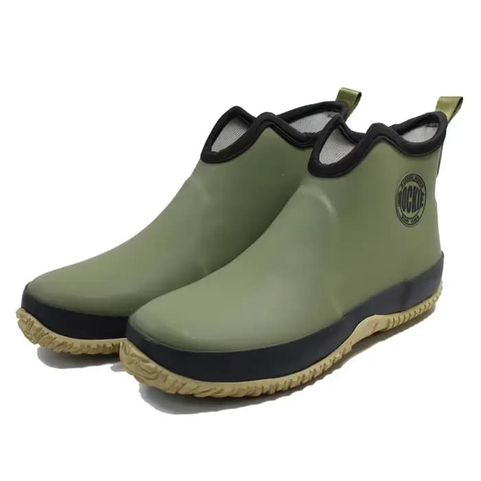 Bottines de pluie imperméables en caoutchouc à enfiler pour hommes, chaussures d'extérieur décontractées pour la pêche, pour étudiants, bottines à plateforme