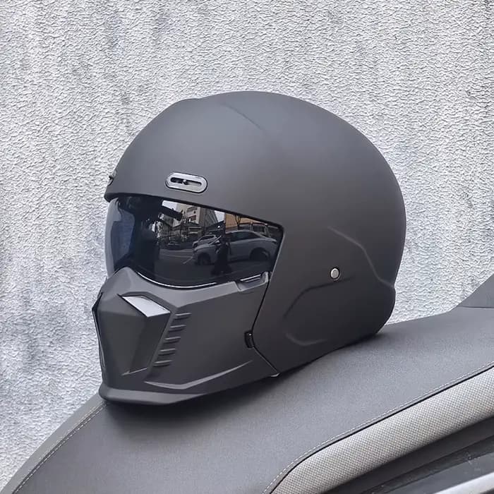 Casque de moto rétro ORZ-GB7 Scorpion