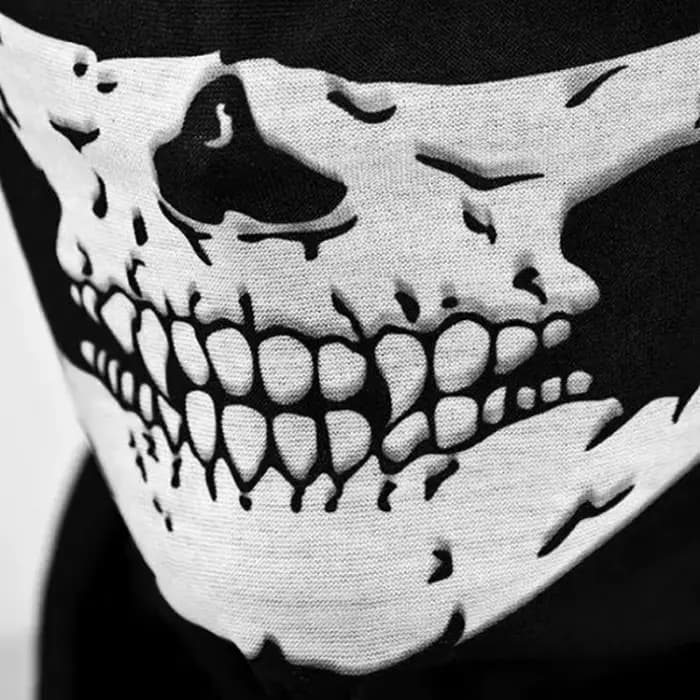 Casque Bandana multifonctionnel en forme de crâne
