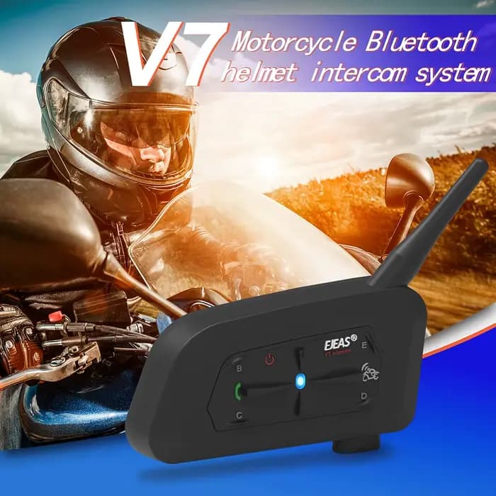 EJEAS V7 casque de moto Bluetooth interphone