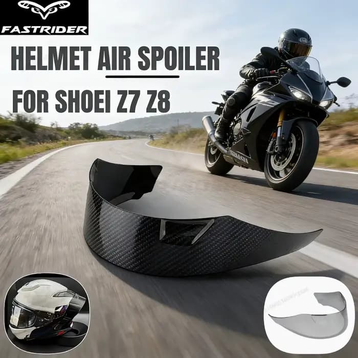 NOUVEAU Spoiler d'air transparent fixe pour casque intégral Shoei Z7 Z8