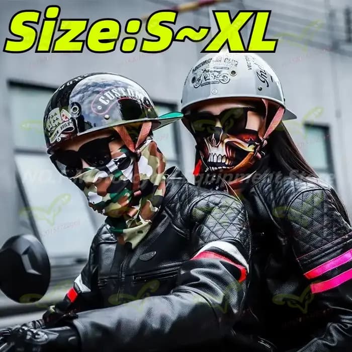 Casque de moto tendance pour homme et femme