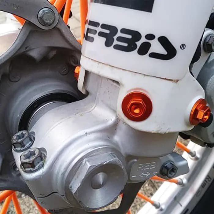 Boulon de protection de fourche avant de moto