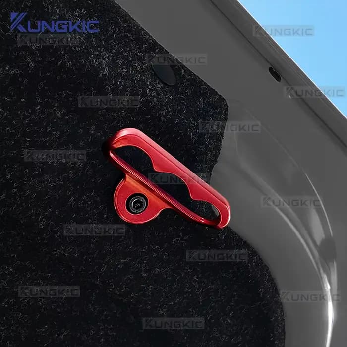Accessoires extérieurs pour Fiat 500 2008-2024 Abarth 595 695,500E 2012 2013-2019, couvercle de poignée de coffre arrière en alliage d'aluminium