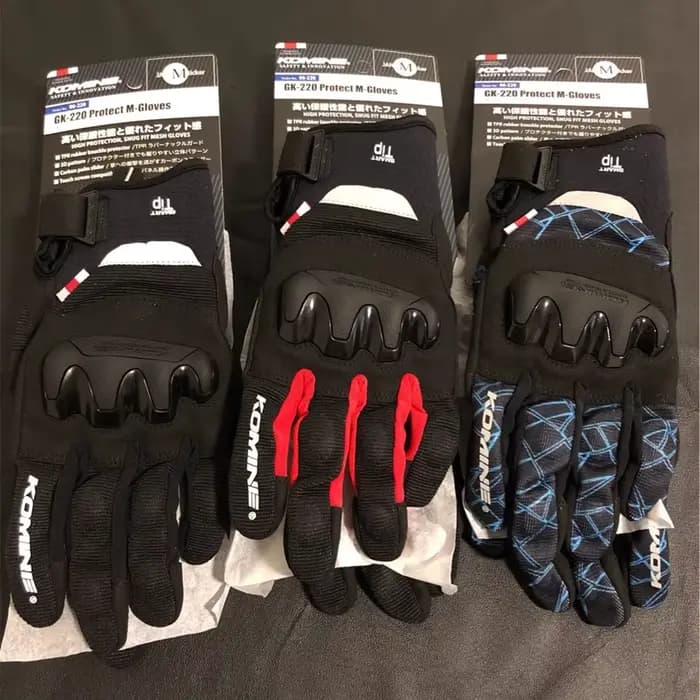 Gants de Moto d'Été Respirants à Doigt Complet