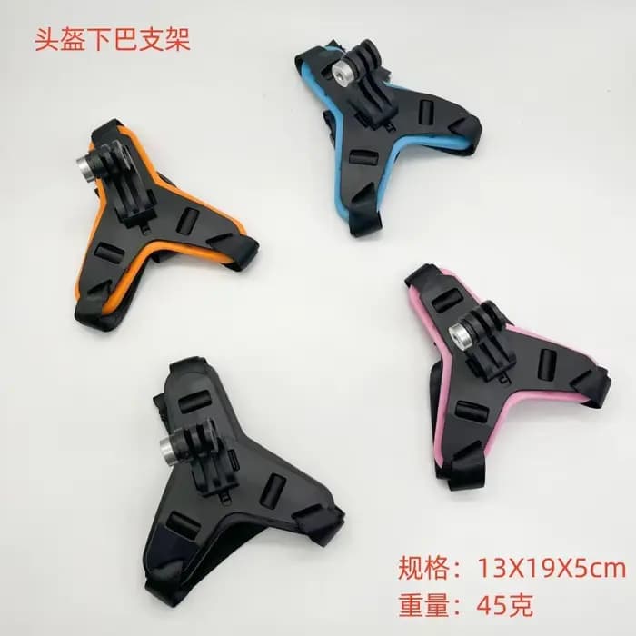 Support de mentonnière pour casque GoPro Hero13 12 10 9 8 – Accessoire de fixation pour caméra d'action