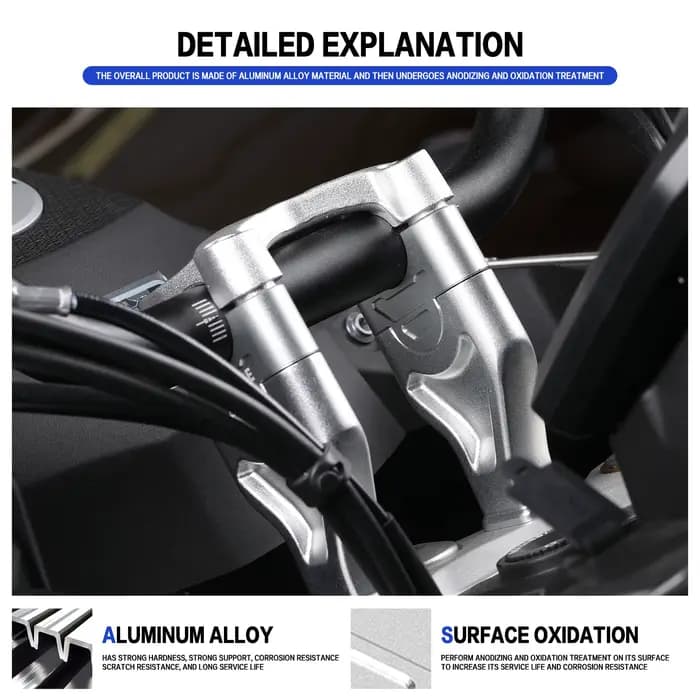 Pour VOGE DS800X 800DSX 800Rally moto 800 RALLY guidon Riser support poignée pince