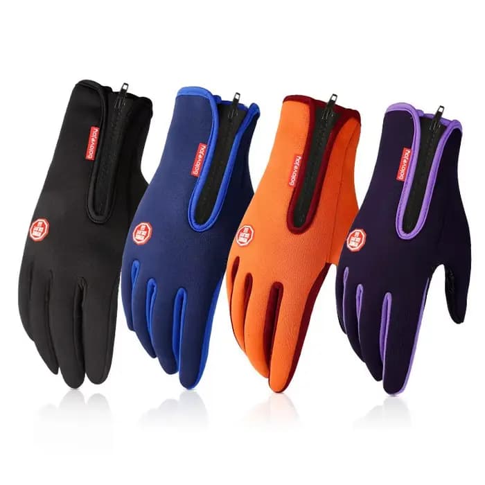 Gants chauds d'hiver coupe-vent