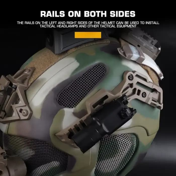 Casque tactique W23 à protection intégrale