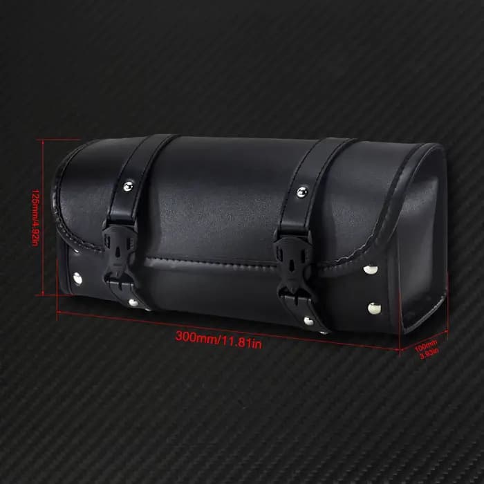 Sacs à outils de rangement de queue de moto, sac latéral noir et marron, sacs de fourche pour Harley Touring Softail Sportster ocia Yamaha et Honda