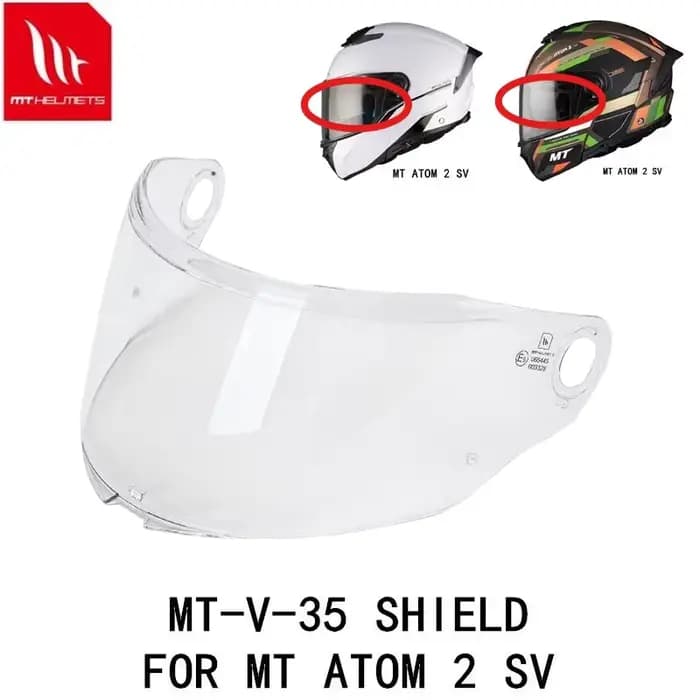 Visière de casque MT-V-35 pour MT ATOM 2 SV