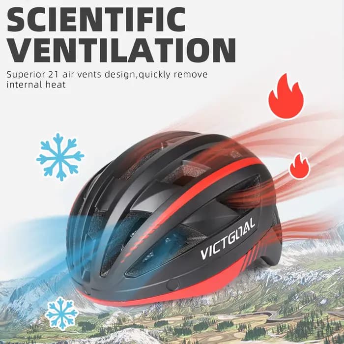 VICTGOAL -Casque de vélo VTT pour hommes et femmes