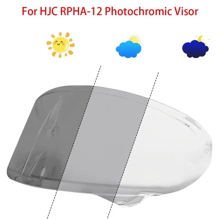 Casque RPHA-12 lentille hromique pour HJC RPHA 12