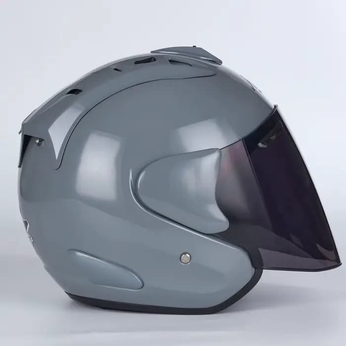 Gris demi-casque hommes et femmes moto tout-terrain casque d'été Cross Casco Capacete