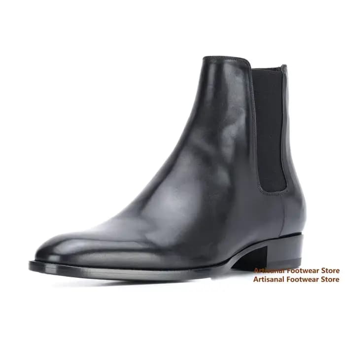 Bottes Chelsea à bande élastique pour hommes