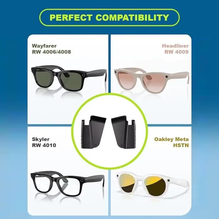 Accessoires de protection latérale pour lunettes de sécurité Meta (Gen 1/2) Headliner Skyler HSTN